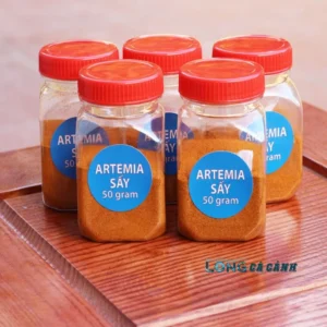 Artemia Sấy Khô Hộp 50g, Thức Ăn Giàu Dinh Dưỡng Dành Cho Cá Cảnh