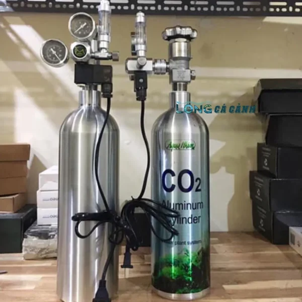 Bình CO2 Nhôm Hồ Thủy Sinh, Bình CO2 Nhôm Nhật 2.1 Lít